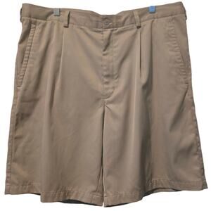 Nike Golf Dri Fit Athletic Golf Hike Hiking Active Wear Tan Men's Shorts 40